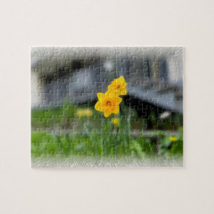 Puzzle Fleurs jaunes accueillantes