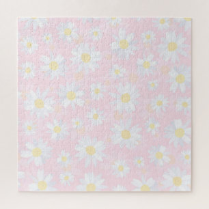 Puzzle Fleurs marguerites blanches Classy Design botaniqu
