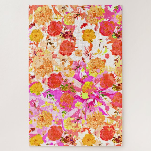 Puzzle Fleurs mignonnes motif (Vertical)