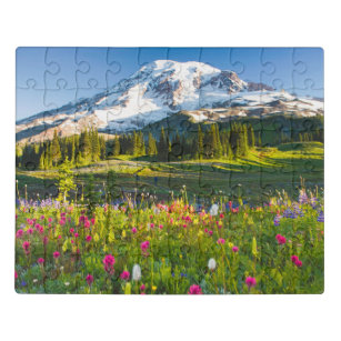 Puzzle Fleurs   Mt. Rainier Fleurs sauvages