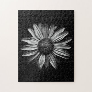 Puzzle Fleurs Noires Et Blanches 18