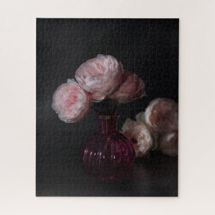 Puzzle Fleurs   Pale Pink Peonies dans Vase