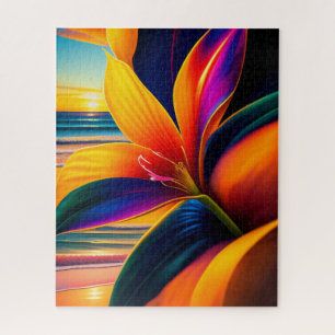 Puzzle Fleurs Paradisiaques tropicales