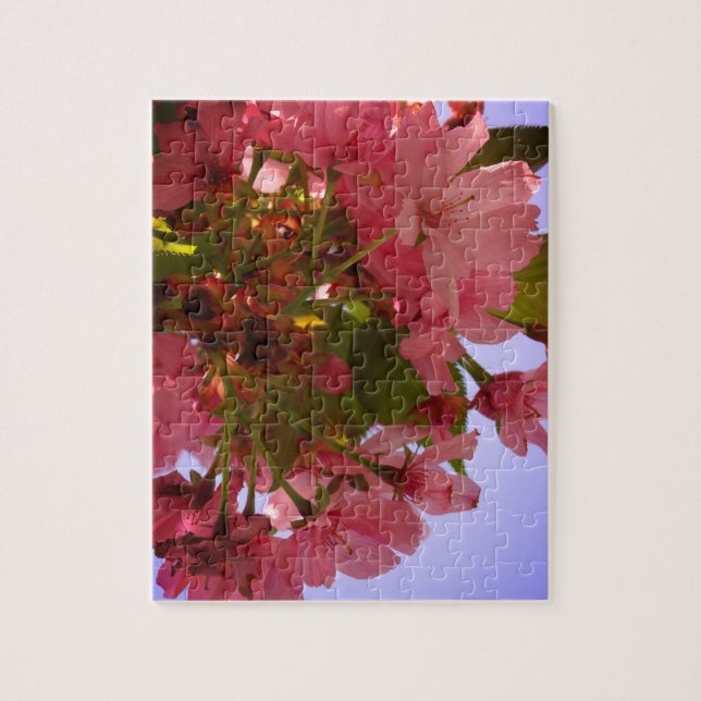 Puzzle Fleurs roses (Vertical)