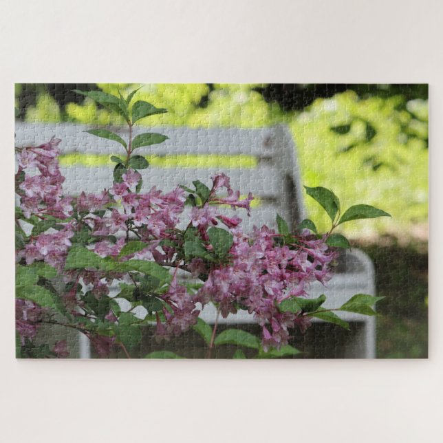 Puzzle Fleurs roses (Horizontal)