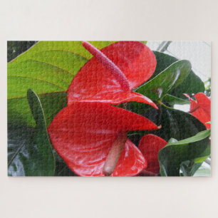 Puzzle Fleurs Rouges