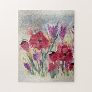 Puzzle Fleurs sauvages avec des pavots