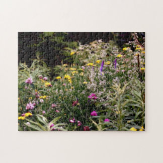 Puzzle Fleurs sauvages Dans La Peinture À L'Huile De Phot