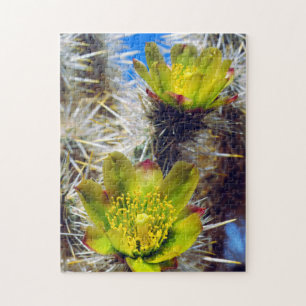 Puzzle Fleurs sauvages de Cactus Cholla argenté