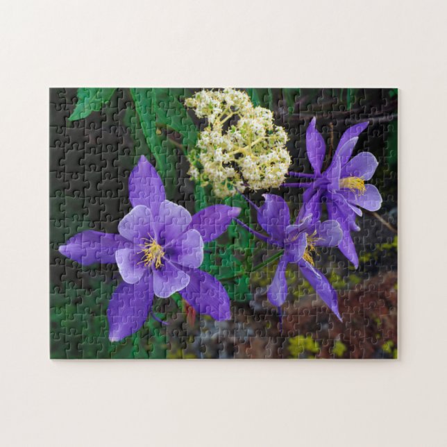 Puzzle Fleurs sauvages de colombine mutante (Horizontal)