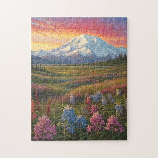 Puzzle Fleurs sauvages de Denali (Vertical)