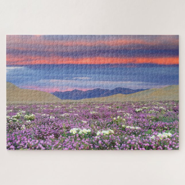 Puzzle Fleurs sauvages de Verveine des sables et de Primr (Horizontal)