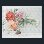 Puzzle Fleurs sauvages d'été - Rose & Rouge<br><div class="desc">Fleurs sauvages d'été II par Jennifer Paxton Parker. Présente principalement des fleurs sauvages roses et rouges dans un bocal de mason.</div>