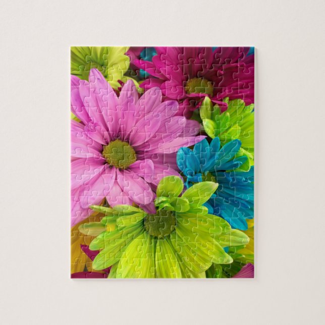 Puzzle Fleurs sauvages multicolores florantes (Vertical)