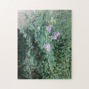 Puzzle Fleurs sauvages violets