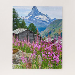 Puzzle Fleurs   Summer Matterhorn Suisse