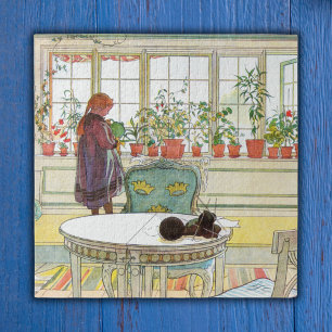 Puzzle Fleurs sur la fenêtre Carl Larsson suédois