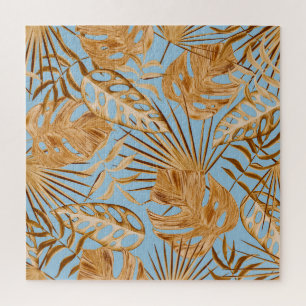 Puzzle Fleurs Tropicales Vibrantes : Colorées Et Sans Cou