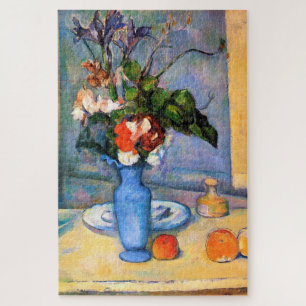 Puzzle Fleurs Vase Bleues, Paul Cezanne