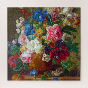 Puzzle Fleurs Vintages colorées Peinture