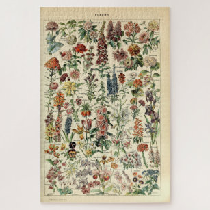Puzzle Fleurs vintages par Adolphe Millot