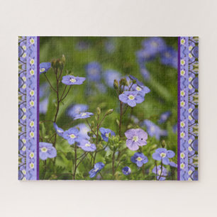 Puzzle Fleurs violettes