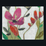Puzzle Fleurs vives I<br><div class="desc">Vivid Flowers I par Jennifer Goldberger</div>
