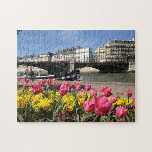 Puzzle Fleuve Seine Paris. (Horizontal)