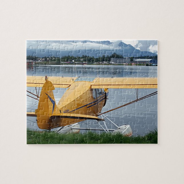 Puzzle Float 6, lac Hood, Anchorage, Alaska, États-Unis (Horizontal)