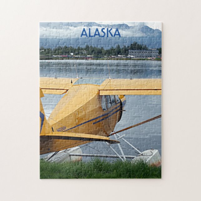 Puzzle Float 6, lac Hood, Anchorage, Alaska, États-Unis (Vertical)