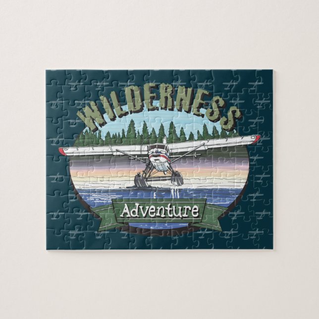Puzzle Floatplane Aviation Wilderness Adventure (Horizontal)