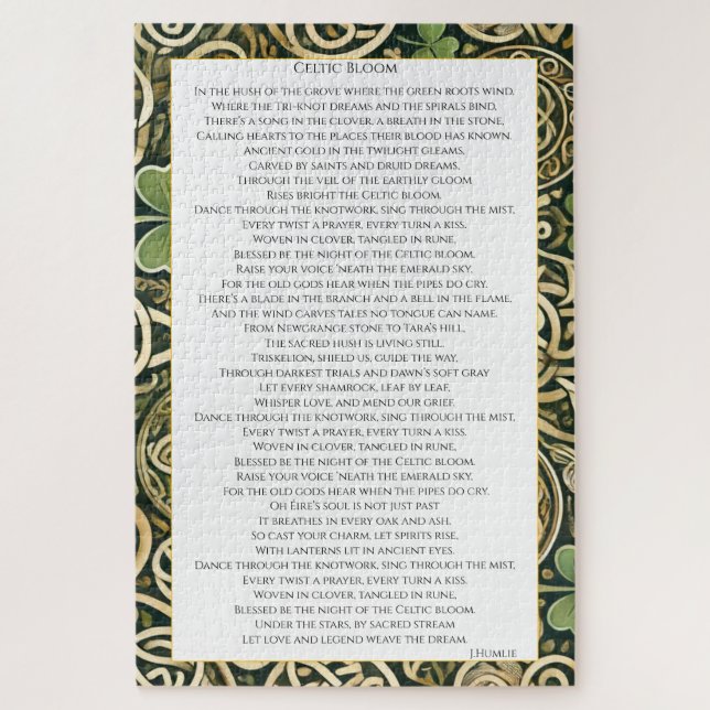 Puzzle Floraison Celtique (Vertical)