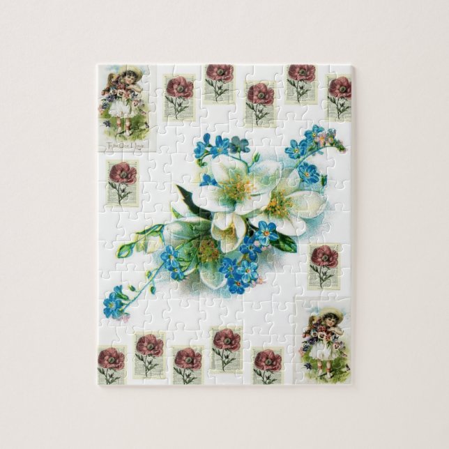 Puzzle floral (Vertical)