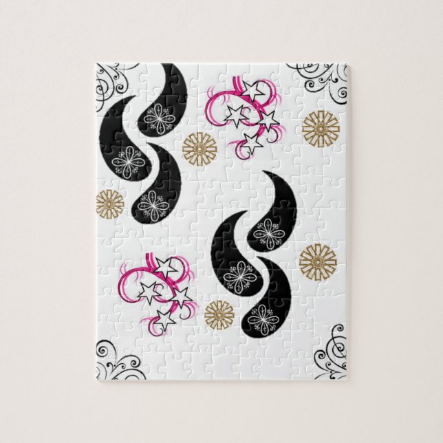 Puzzle floral (Vertical)