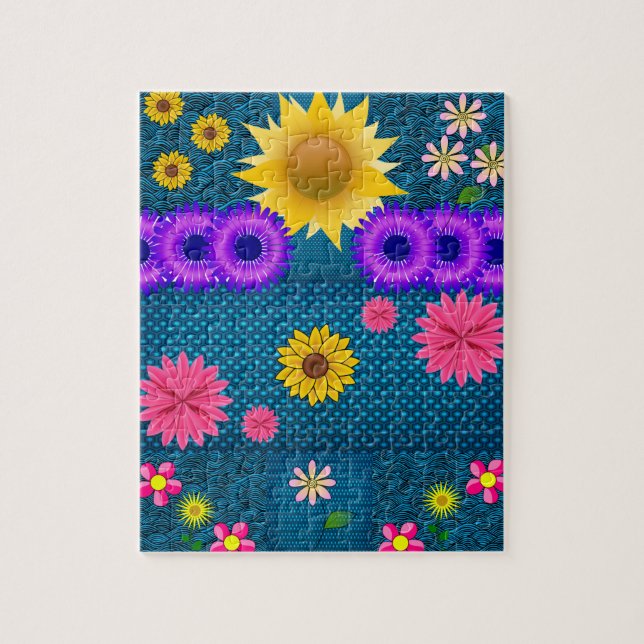 Puzzle floral (Vertical)