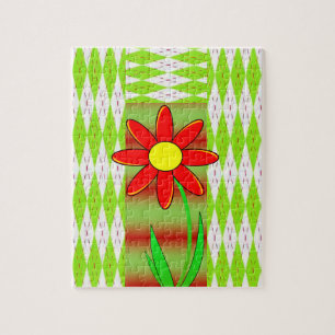 Puzzle floral