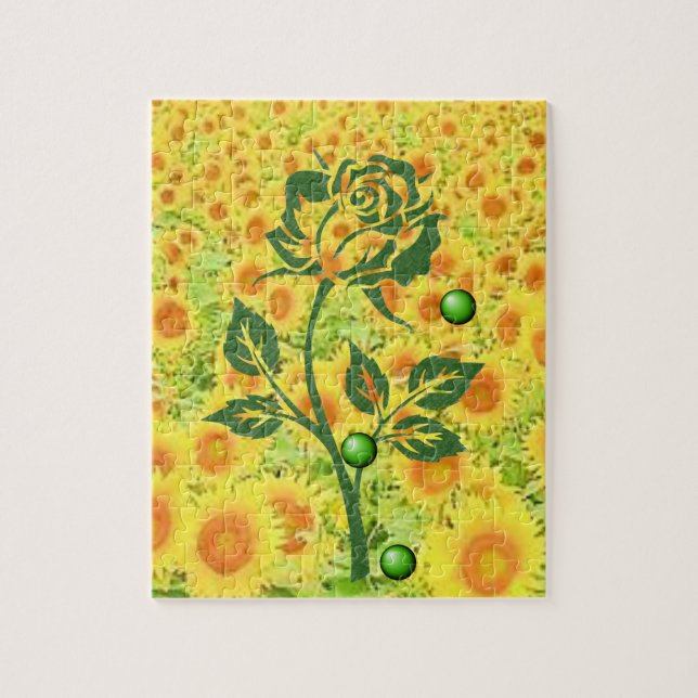 Puzzle floral (Vertical)