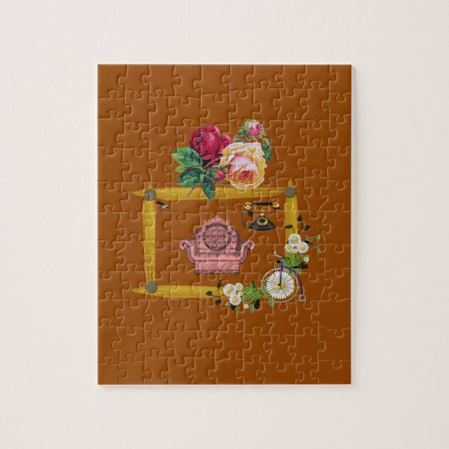 Puzzle floral (Vertical)