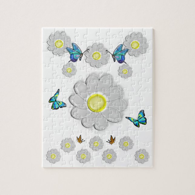 Puzzle floral (Vertical)