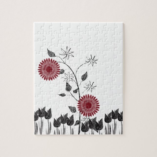 Puzzle floral (Vertical)