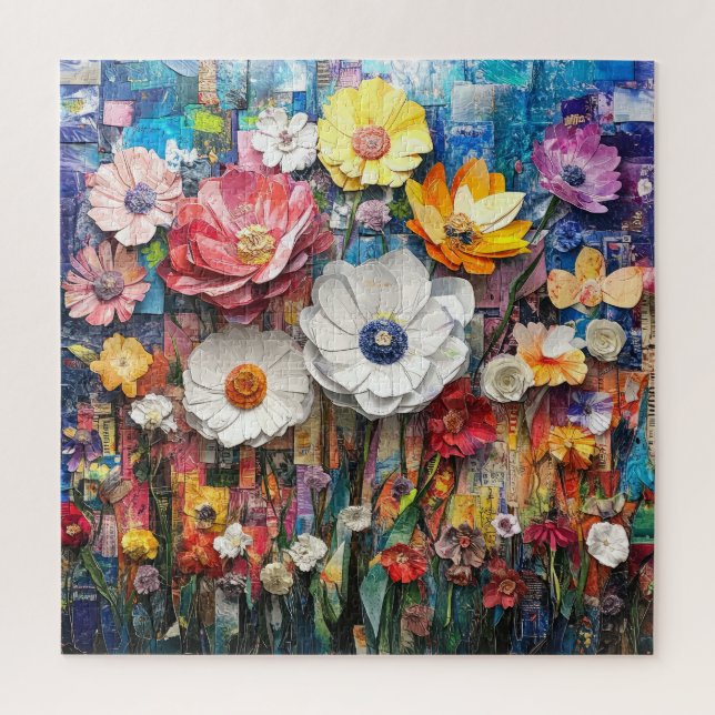 Puzzle floral Abstrait (Vertical)