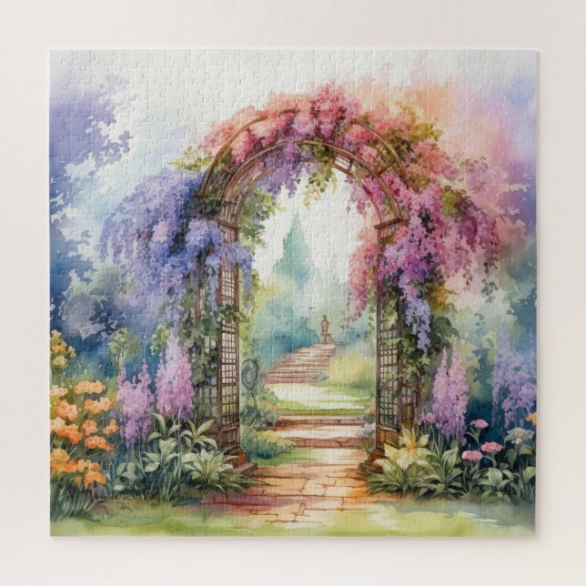 Puzzle Floral Arch Landscape (Vertical)