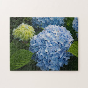 Puzzle Floral Blue Hydrangea Photo
