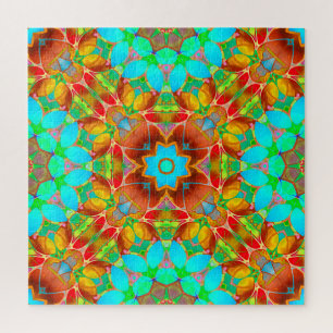 Puzzle Floral Fractal Art G410