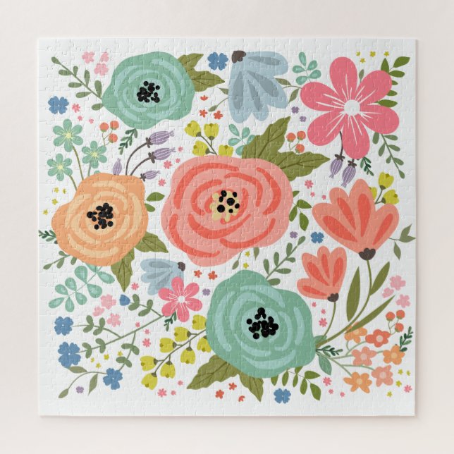 Puzzle Floral moderne (Vertical)
