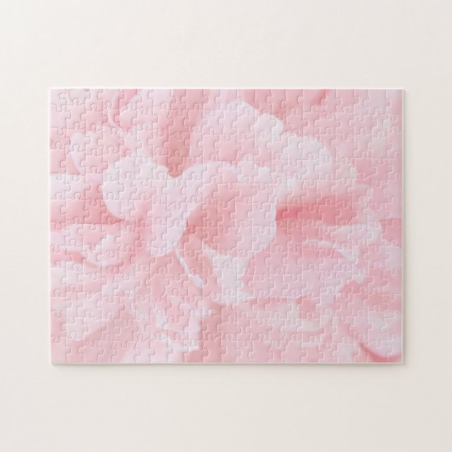 Puzzle Floral rose Abstrait (Horizontal)