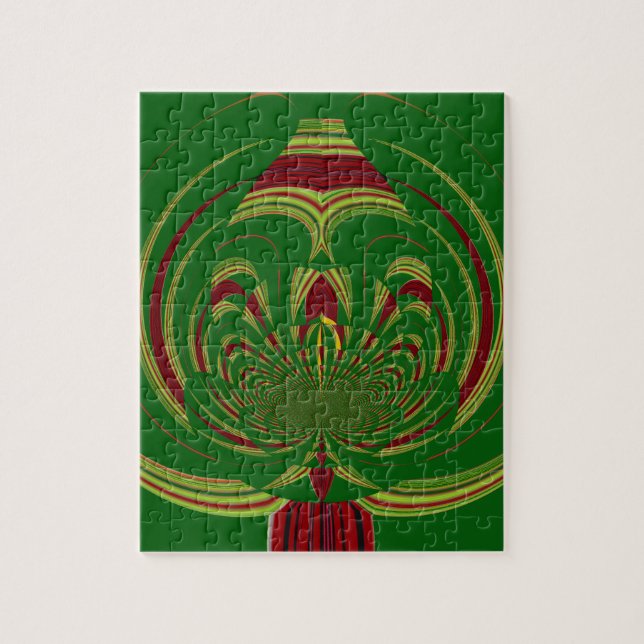 Puzzle Flore verte (Vertical)