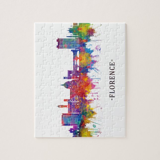 Puzzle Florence Italie Skyline (Vertical)