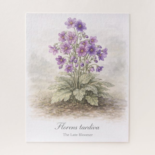 Puzzle Florens tardiva La Fleur Tardive Botanique (Vertical)