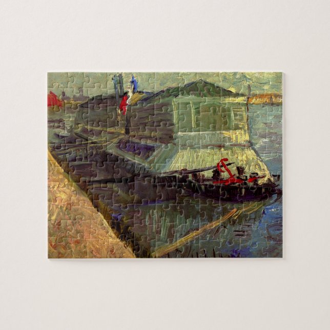 Puzzle Flotte de bain sur Seine Asniere par Vincent van G (Horizontal)